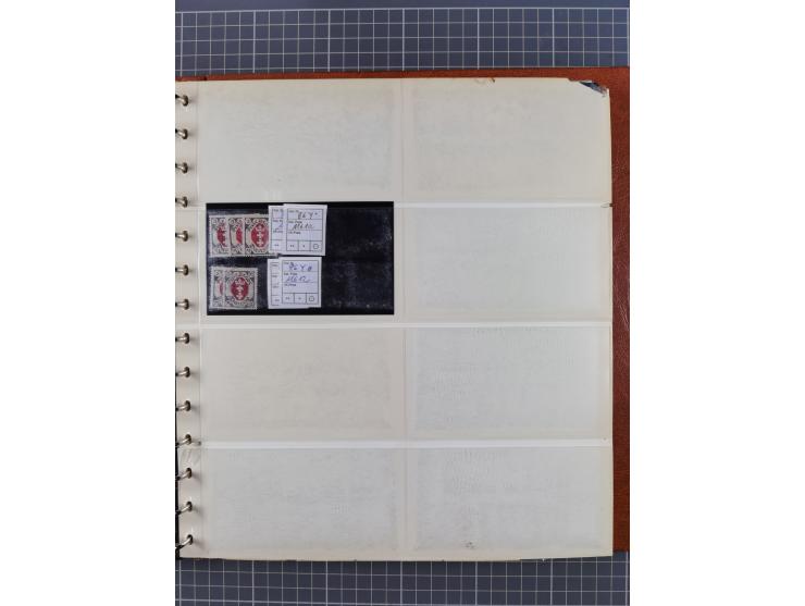 1900/39, Lagerbuch mit meist ungebrauchten/postfrischen Marken auf Steckkarten von D. Kolonien, Besetzung I. WK, Abstimmungsg