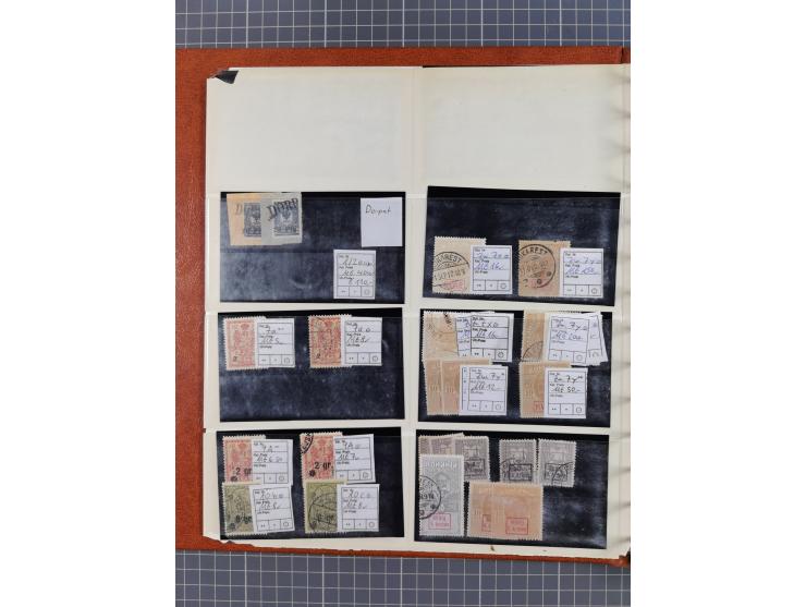 1900/39, Lagerbuch mit meist ungebrauchten/postfrischen Marken auf Steckkarten von D. Kolonien, Besetzung I. WK, Abstimmungsg