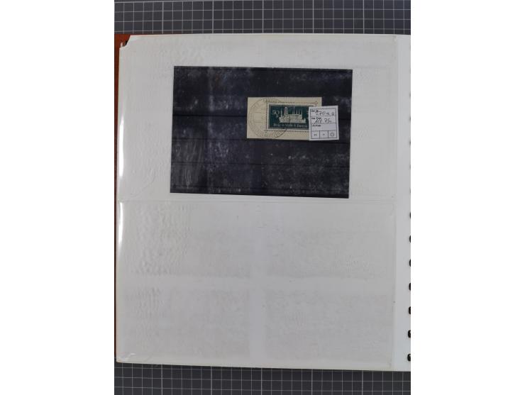 1900/39, Lagerbuch mit meist ungebrauchten/postfrischen Marken auf Steckkarten von D. Kolonien, Besetzung I. WK, Abstimmungsg