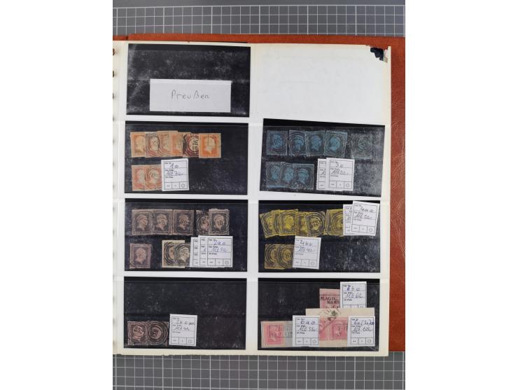 Baden bis Württemberg, meist ungebrauchter und gestempelter Bestand auf kleinen Steckkarten im Album, sauber sortiert in Meng