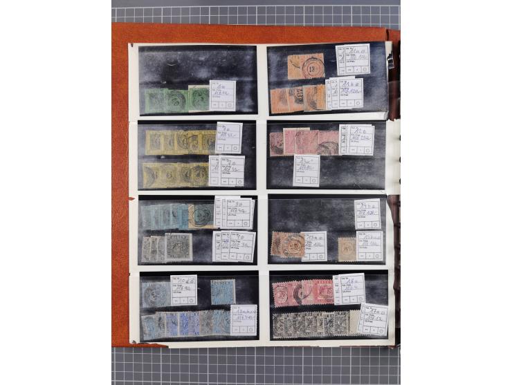 Baden bis Württemberg, meist ungebrauchter und gestempelter Bestand auf kleinen Steckkarten im Album, sauber sortiert in Meng