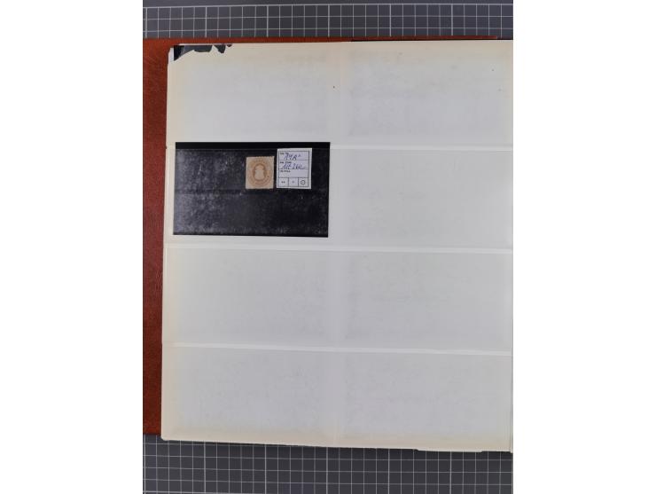 Baden bis Württemberg, meist ungebrauchter und gestempelter Bestand auf kleinen Steckkarten im Album, sauber sortiert in Meng