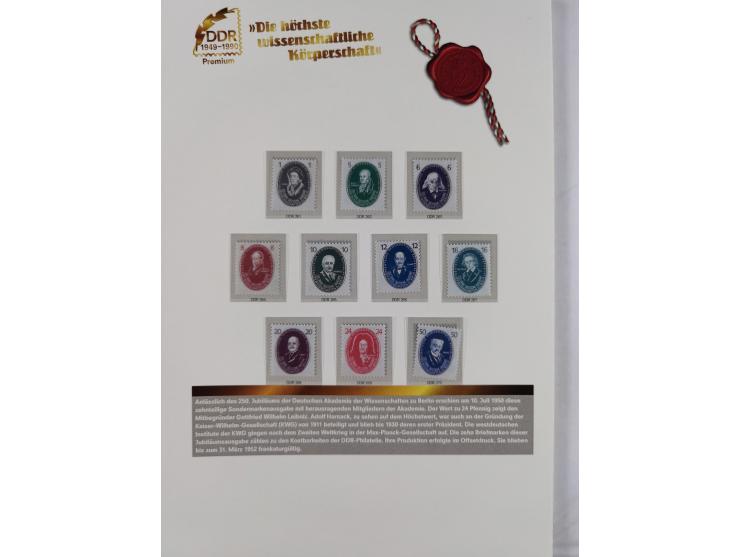 1945/53, ungebrauchte und postfrische Sammlung Zonen mit besseren und kpl. Ausgaben. Dabei u.a. Frz. Zone in den Hauptnummern