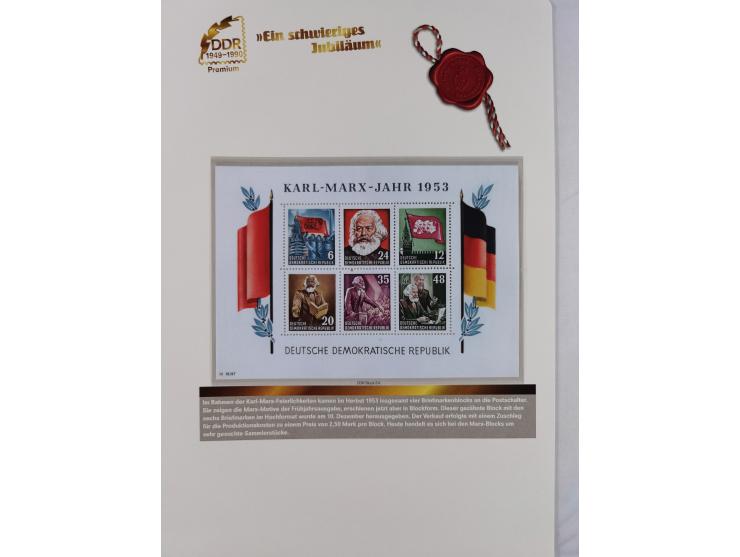 1945/53, ungebrauchte und postfrische Sammlung Zonen mit besseren und kpl. Ausgaben. Dabei u.a. Frz. Zone in den Hauptnummern