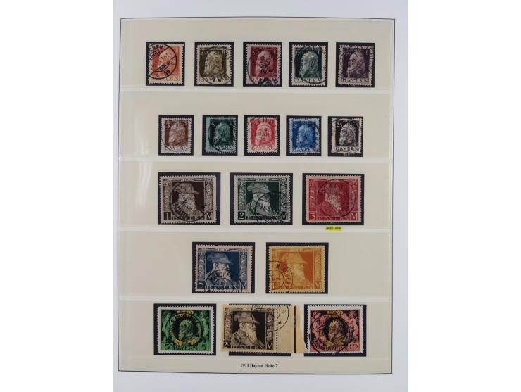 1849/1920, meist gestempelte Sammlung und 18 Briefe und Karten, ab Mi.-Nr. 1Ia, 1Ia PF X, 1IIa (2), 1Ia PF VII auf Brief, 3-7