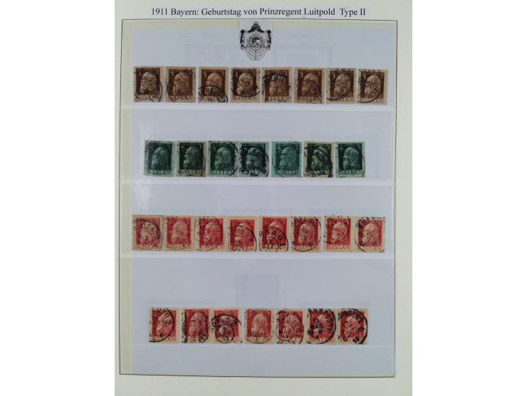 1849/1920, meist gestempelte Sammlung und 18 Briefe und Karten, ab Mi.-Nr. 1Ia, 1Ia PF X, 1IIa (2), 1Ia PF VII auf Brief, 3-7