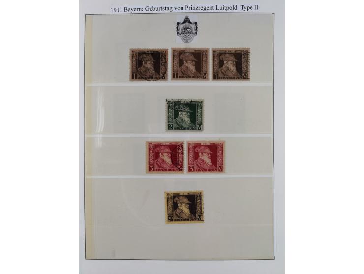 1849/1920, meist gestempelte Sammlung und 18 Briefe und Karten, ab Mi.-Nr. 1Ia, 1Ia PF X, 1IIa (2), 1Ia PF VII auf Brief, 3-7