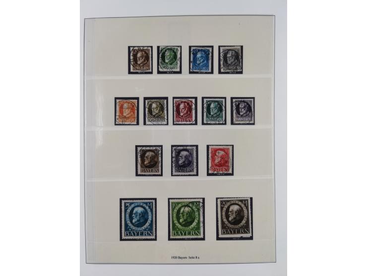 1849/1920, meist gestempelte Sammlung und 18 Briefe und Karten, ab Mi.-Nr. 1Ia, 1Ia PF X, 1IIa (2), 1Ia PF VII auf Brief, 3-7