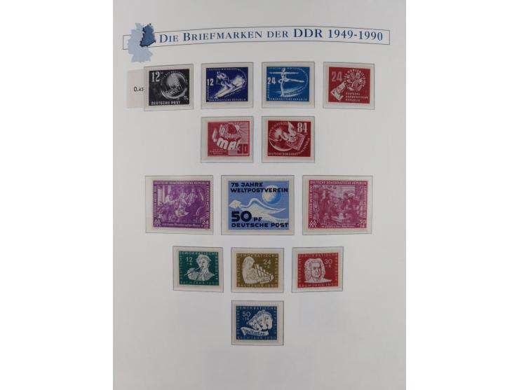 1949/67, in den Hauptnummern kpl. postfrische Sammlung, dabei Mi.-Nr. 327-341 kpl. signiert (BPP/VP), sauber im Vordruckalbum