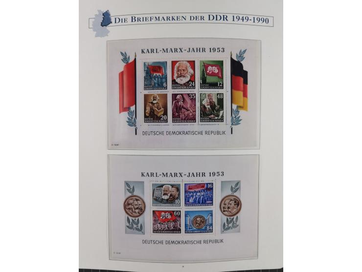 1949/67, in den Hauptnummern kpl. postfrische Sammlung, dabei Mi.-Nr. 327-341 kpl. signiert (BPP/VP), sauber im Vordruckalbum