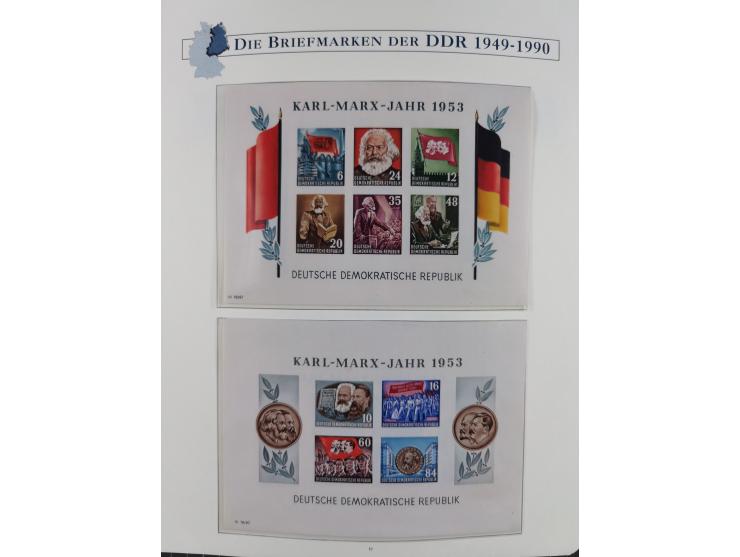 1949/67, in den Hauptnummern kpl. postfrische Sammlung, dabei Mi.-Nr. 327-341 kpl. signiert (BPP/VP), sauber im Vordruckalbum