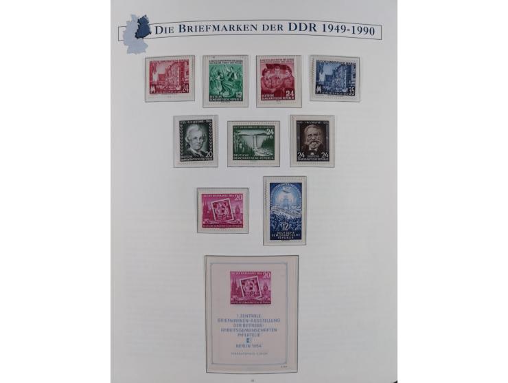 1949/67, in den Hauptnummern kpl. postfrische Sammlung, dabei Mi.-Nr. 327-341 kpl. signiert (BPP/VP), sauber im Vordruckalbum