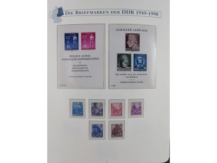 1949/67, in den Hauptnummern kpl. postfrische Sammlung, dabei Mi.-Nr. 327-341 kpl. signiert (BPP/VP), sauber im Vordruckalbum