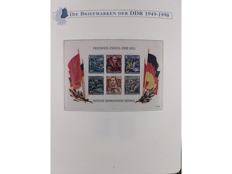 1949/67, in den Hauptnummern kpl. postfrische Sammlung, dabei Mi.-Nr. 327-341 kpl. signiert (BPP/VP), sauber im Vordruckalbum