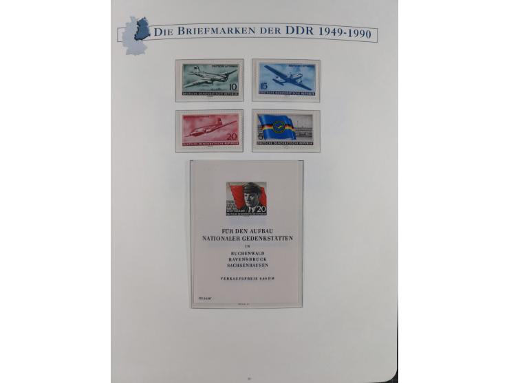 1949/67, in den Hauptnummern kpl. postfrische Sammlung, dabei Mi.-Nr. 327-341 kpl. signiert (BPP/VP), sauber im Vordruckalbum