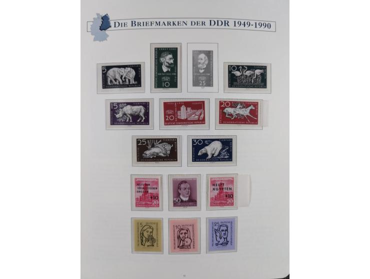 1949/67, in den Hauptnummern kpl. postfrische Sammlung, dabei Mi.-Nr. 327-341 kpl. signiert (BPP/VP), sauber im Vordruckalbum