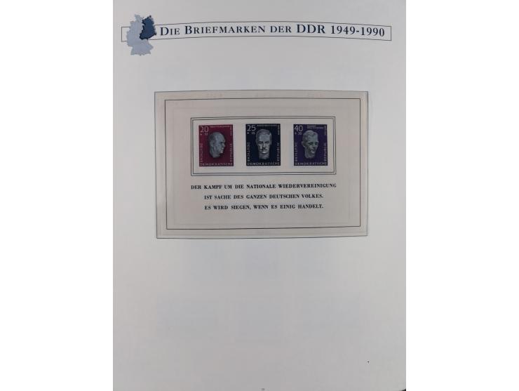 1949/67, in den Hauptnummern kpl. postfrische Sammlung, dabei Mi.-Nr. 327-341 kpl. signiert (BPP/VP), sauber im Vordruckalbum