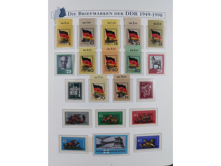 1949/67, in den Hauptnummern kpl. postfrische Sammlung, dabei Mi.-Nr. 327-341 kpl. signiert (BPP/VP), sauber im Vordruckalbum