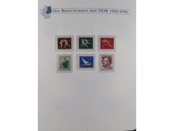 1949/67, in den Hauptnummern kpl. postfrische Sammlung, dabei Mi.-Nr. 327-341 kpl. signiert (BPP/VP), sauber im Vordruckalbum