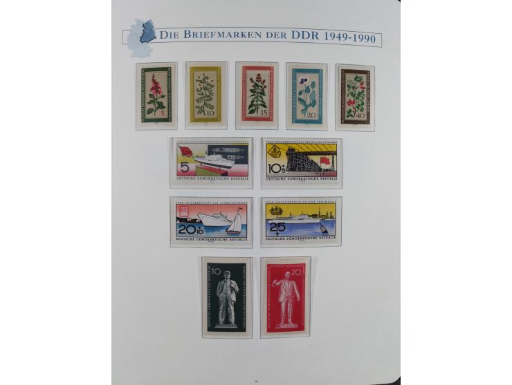 1949/67, in den Hauptnummern kpl. postfrische Sammlung, dabei Mi.-Nr. 327-341 kpl. signiert (BPP/VP), sauber im Vordruckalbum