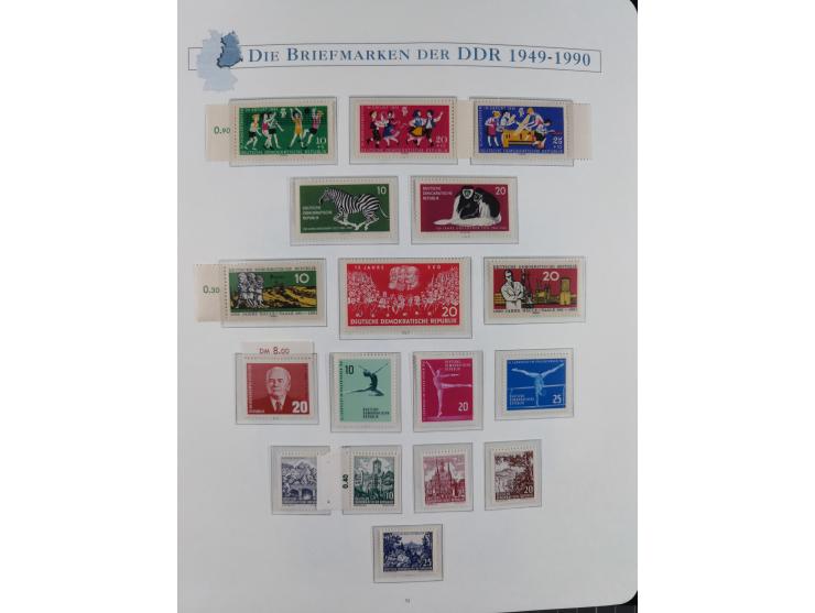 1949/67, in den Hauptnummern kpl. postfrische Sammlung, dabei Mi.-Nr. 327-341 kpl. signiert (BPP/VP), sauber im Vordruckalbum