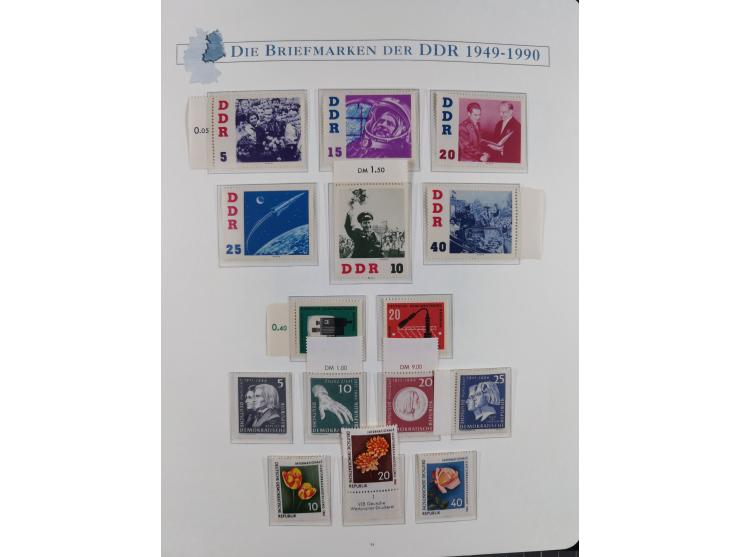 1949/67, in den Hauptnummern kpl. postfrische Sammlung, dabei Mi.-Nr. 327-341 kpl. signiert (BPP/VP), sauber im Vordruckalbum