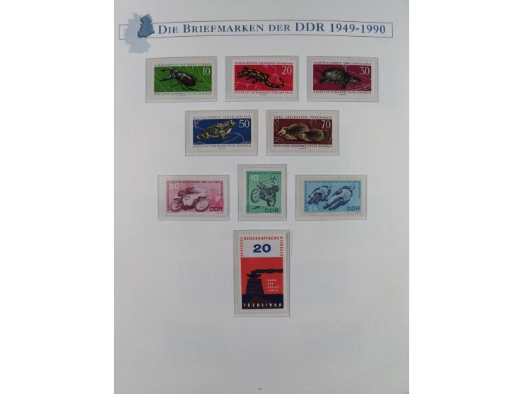 1949/67, in den Hauptnummern kpl. postfrische Sammlung, dabei Mi.-Nr. 327-341 kpl. signiert (BPP/VP), sauber im Vordruckalbum