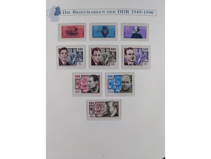 1949/67, in den Hauptnummern kpl. postfrische Sammlung, dabei Mi.-Nr. 327-341 kpl. signiert (BPP/VP), sauber im Vordruckalbum