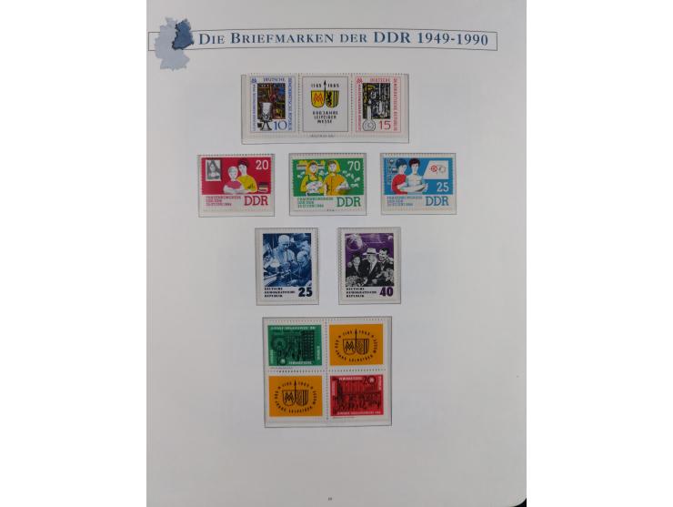 1949/67, in den Hauptnummern kpl. postfrische Sammlung, dabei Mi.-Nr. 327-341 kpl. signiert (BPP/VP), sauber im Vordruckalbum