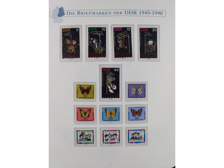 1949/67, in den Hauptnummern kpl. postfrische Sammlung, dabei Mi.-Nr. 327-341 kpl. signiert (BPP/VP), sauber im Vordruckalbum