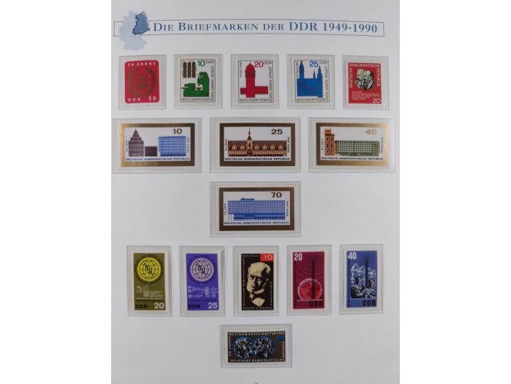 1949/67, in den Hauptnummern kpl. postfrische Sammlung, dabei Mi.-Nr. 327-341 kpl. signiert (BPP/VP), sauber im Vordruckalbum