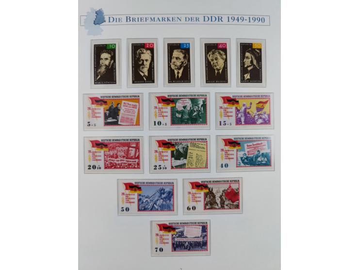 1949/67, in den Hauptnummern kpl. postfrische Sammlung, dabei Mi.-Nr. 327-341 kpl. signiert (BPP/VP), sauber im Vordruckalbum