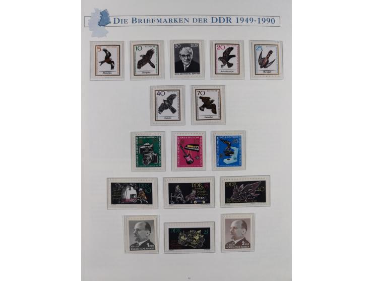 1949/67, in den Hauptnummern kpl. postfrische Sammlung, dabei Mi.-Nr. 327-341 kpl. signiert (BPP/VP), sauber im Vordruckalbum