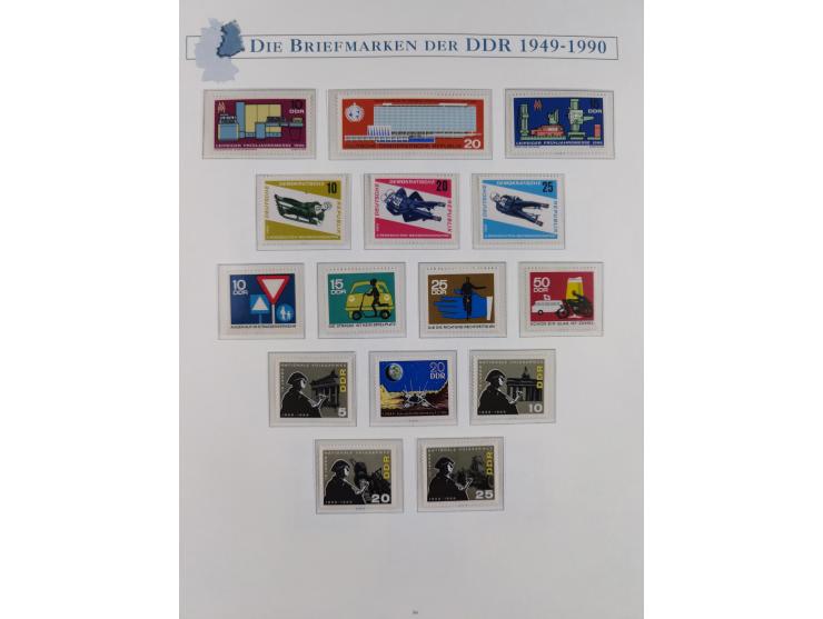 1949/67, in den Hauptnummern kpl. postfrische Sammlung, dabei Mi.-Nr. 327-341 kpl. signiert (BPP/VP), sauber im Vordruckalbum