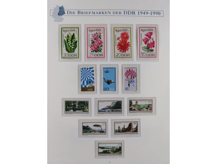 1949/67, in den Hauptnummern kpl. postfrische Sammlung, dabei Mi.-Nr. 327-341 kpl. signiert (BPP/VP), sauber im Vordruckalbum