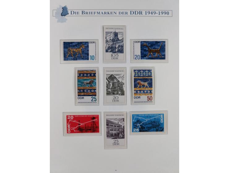 1949/67, in den Hauptnummern kpl. postfrische Sammlung, dabei Mi.-Nr. 327-341 kpl. signiert (BPP/VP), sauber im Vordruckalbum