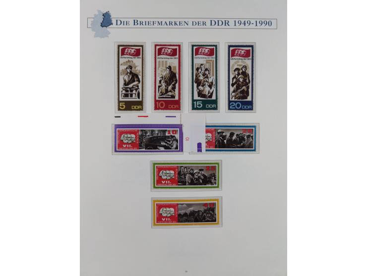 1949/67, in den Hauptnummern kpl. postfrische Sammlung, dabei Mi.-Nr. 327-341 kpl. signiert (BPP/VP), sauber im Vordruckalbum