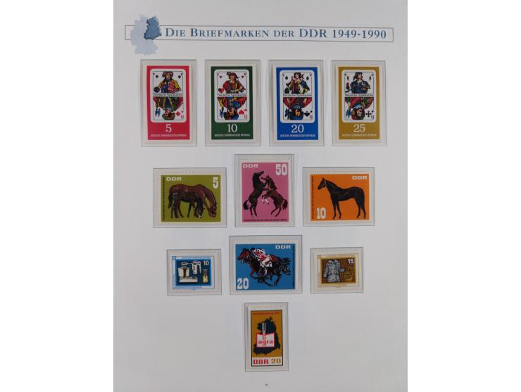 1949/67, in den Hauptnummern kpl. postfrische Sammlung, dabei Mi.-Nr. 327-341 kpl. signiert (BPP/VP), sauber im Vordruckalbum