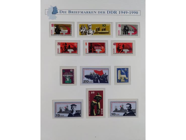 1949/67, in den Hauptnummern kpl. postfrische Sammlung, dabei Mi.-Nr. 327-341 kpl. signiert (BPP/VP), sauber im Vordruckalbum