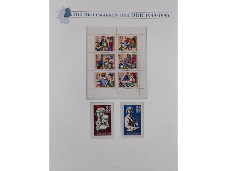 1949/67, in den Hauptnummern kpl. postfrische Sammlung, dabei Mi.-Nr. 327-341 kpl. signiert (BPP/VP), sauber im Vordruckalbum