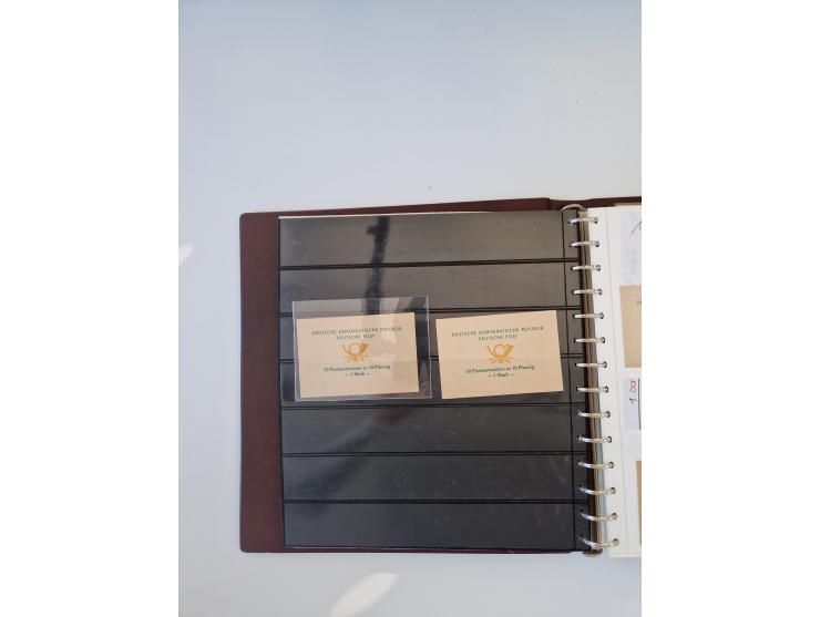1971/90, umfangreiche Sammlung “Sondermarken-Heftchen” mit einer Fülle an Varianten, Untertypen und Besonderheiten, dabei u.a
