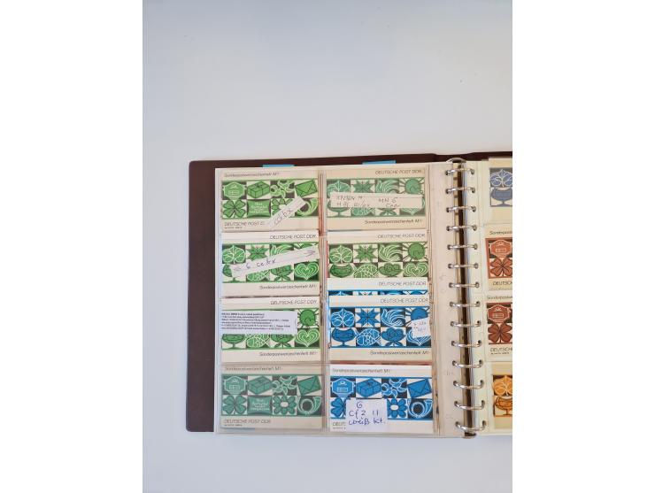 1971/90, umfangreiche Sammlung “Sondermarken-Heftchen” mit einer Fülle an Varianten, Untertypen und Besonderheiten, dabei u.a