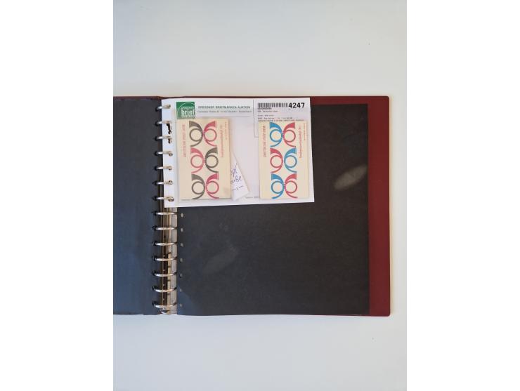 1971/90, umfangreiche Sammlung “Sondermarken-Heftchen” mit einer Fülle an Varianten, Untertypen und Besonderheiten, dabei u.a