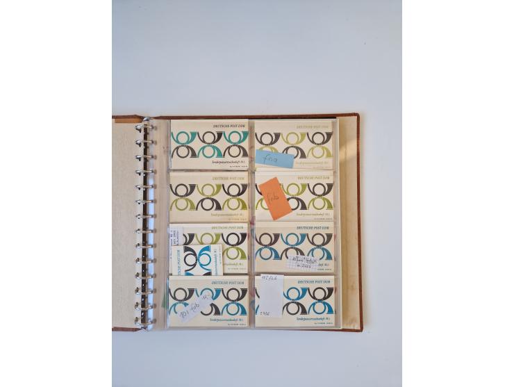1971/90, umfangreiche Sammlung “Sondermarken-Heftchen” mit einer Fülle an Varianten, Untertypen und Besonderheiten, dabei u.a
