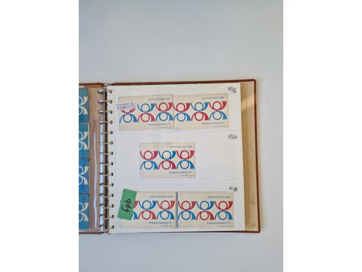 1971/90, umfangreiche Sammlung “Sondermarken-Heftchen” mit einer Fülle an Varianten, Untertypen und Besonderheiten, dabei u.a