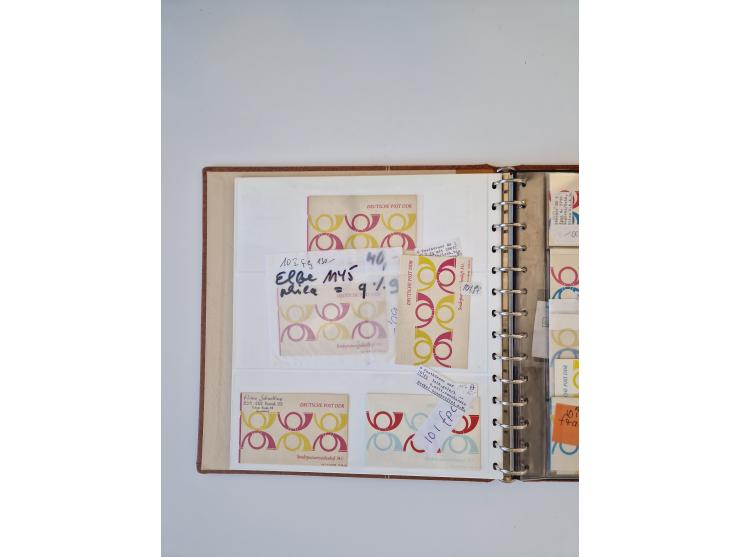 1971/90, umfangreiche Sammlung “Sondermarken-Heftchen” mit einer Fülle an Varianten, Untertypen und Besonderheiten, dabei u.a