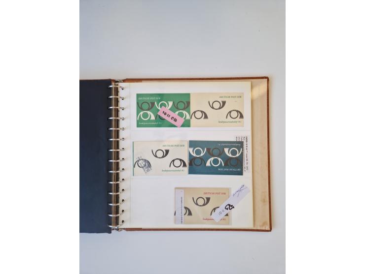 1971/90, umfangreiche Sammlung “Sondermarken-Heftchen” mit einer Fülle an Varianten, Untertypen und Besonderheiten, dabei u.a