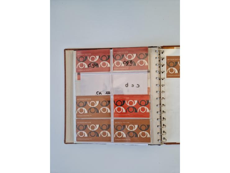 1971/90, umfangreiche Sammlung “Sondermarken-Heftchen” mit einer Fülle an Varianten, Untertypen und Besonderheiten, dabei u.a