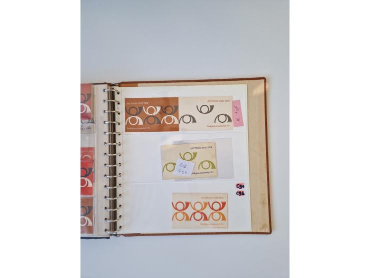 1971/90, umfangreiche Sammlung “Sondermarken-Heftchen” mit einer Fülle an Varianten, Untertypen und Besonderheiten, dabei u.a