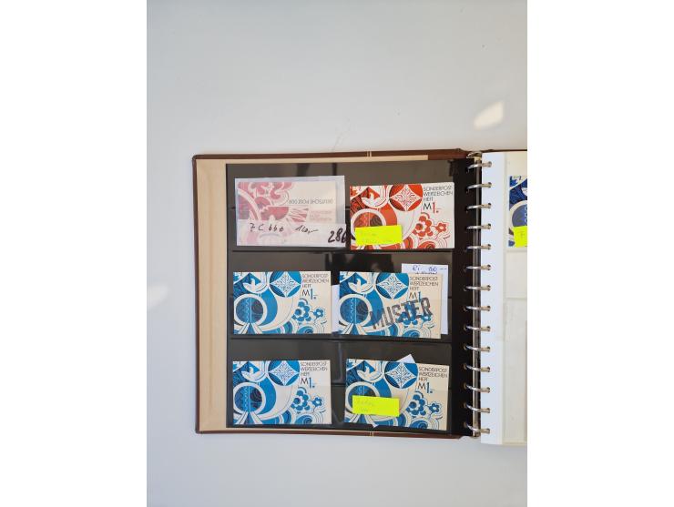 1971/90, umfangreiche Sammlung “Sondermarken-Heftchen” mit einer Fülle an Varianten, Untertypen und Besonderheiten, dabei u.a